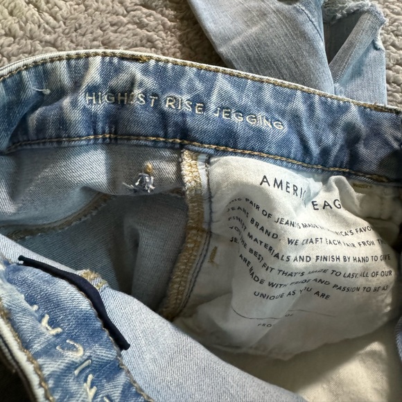 American Eagle Highest Rise 360° Next Level Stretch Jeggings - Women’s Size 2 - Picture 4 of 5